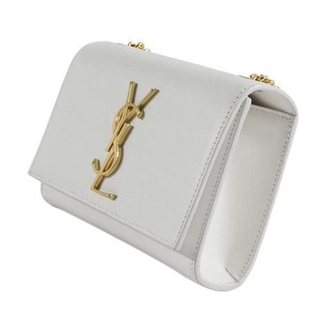 bolso blanco ysl